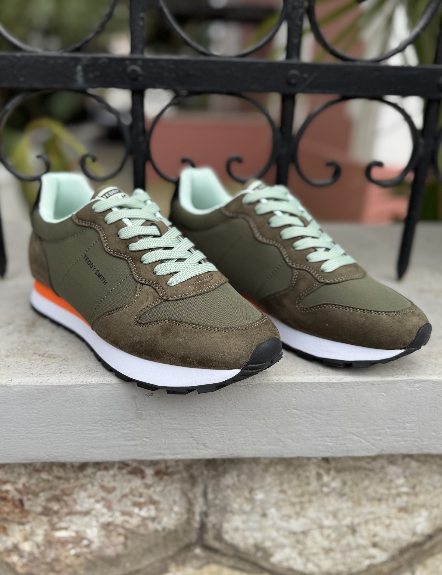 Teddy Smith ανδρικά λαδί sneakers 120663 - Teddy Smith - 